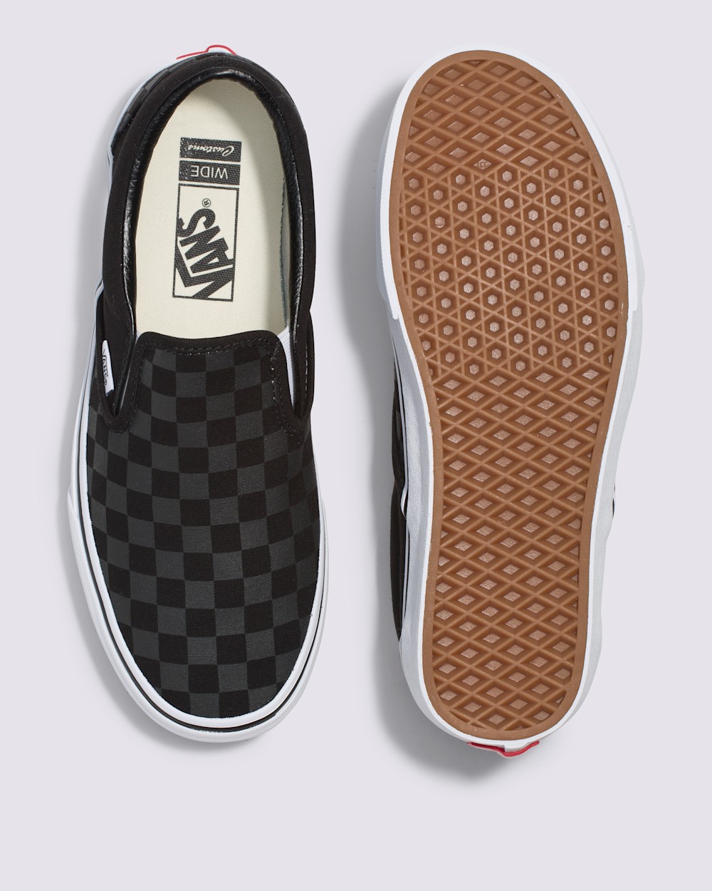 Customs Classic Slip-On Checkerboard Wide Shoe - Image 3