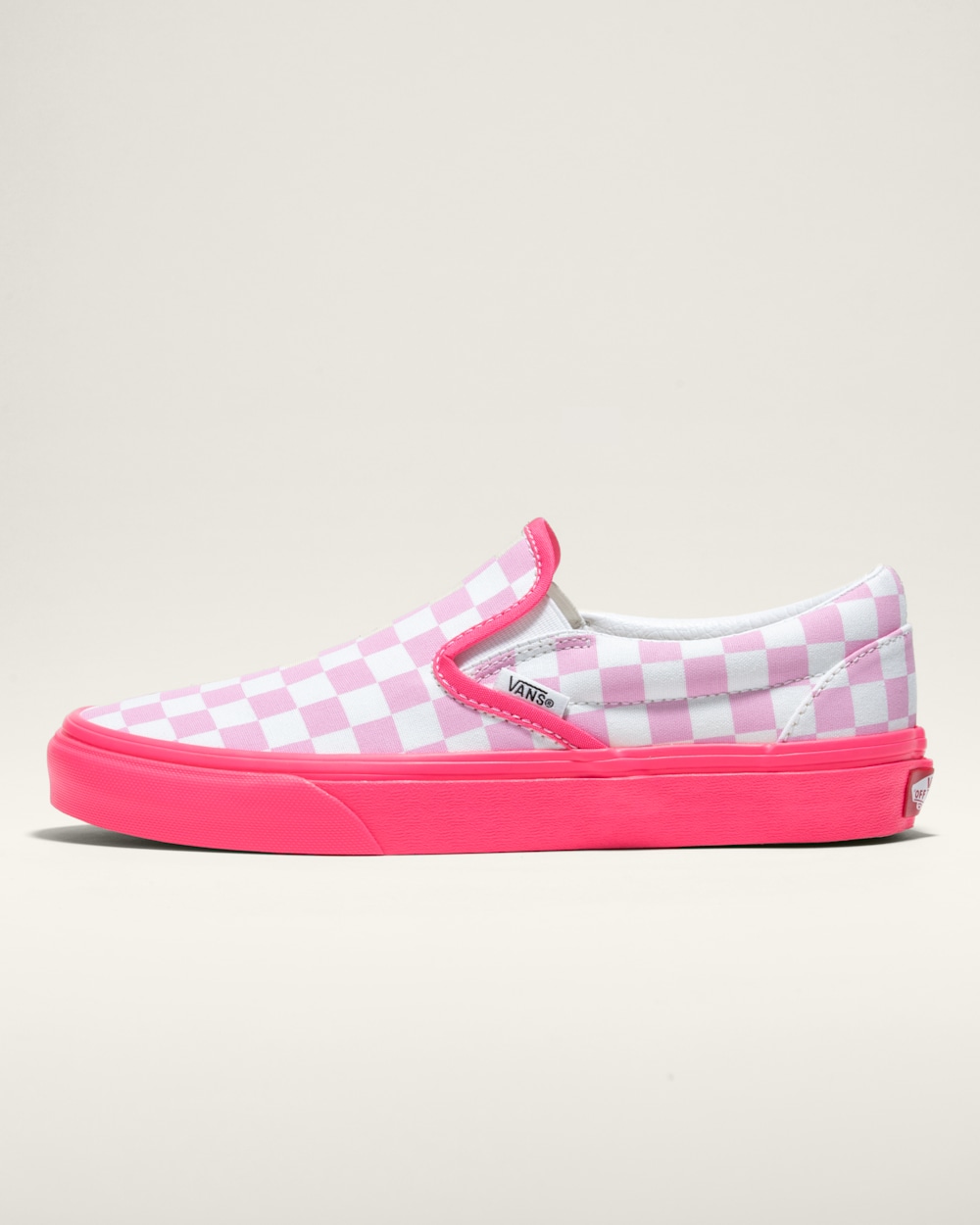 Customs Classic Slip-On Checkerboard Wide Shoe