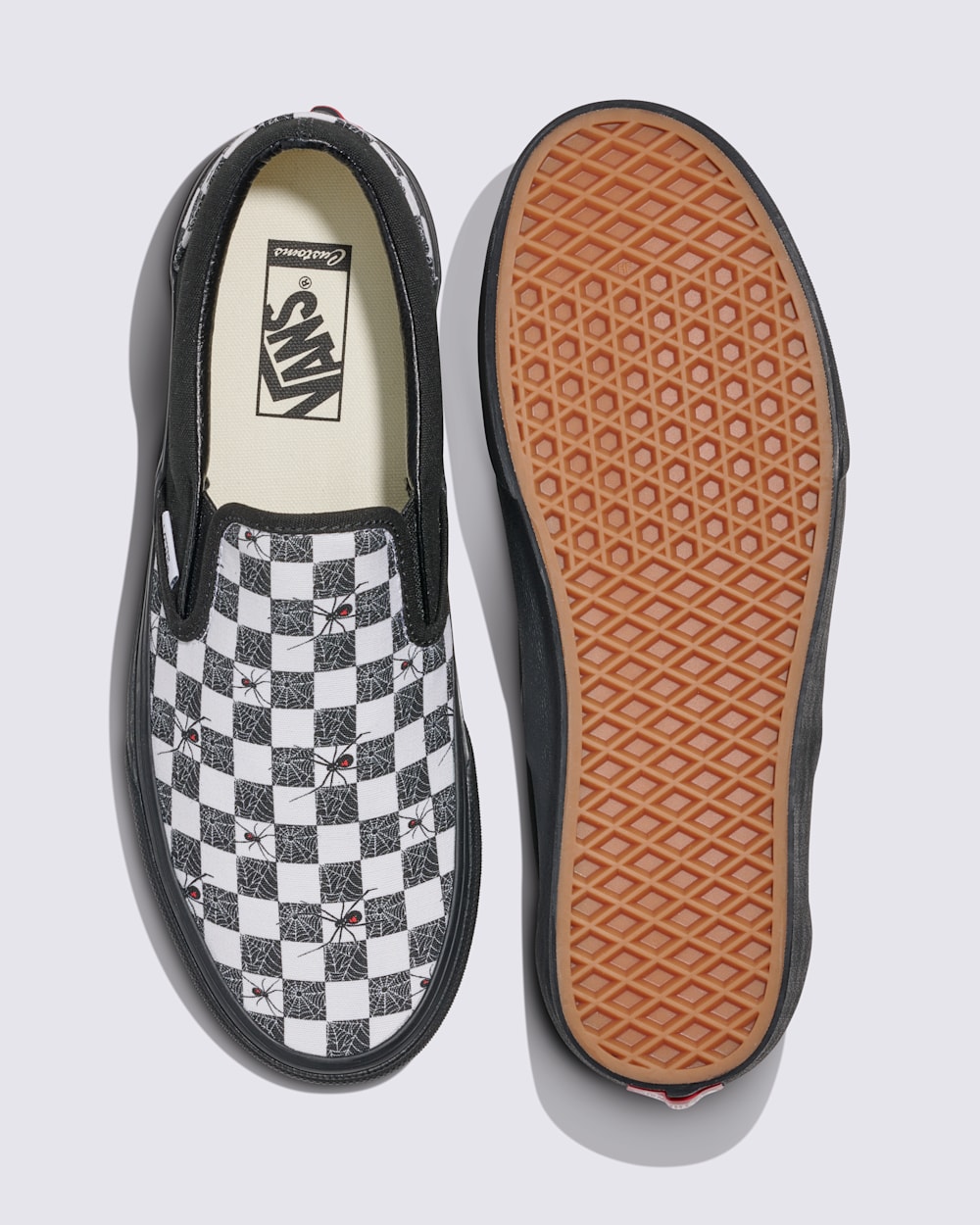 Customs Classic Slip-On Halloween Checkerboard Shoe - Image 3