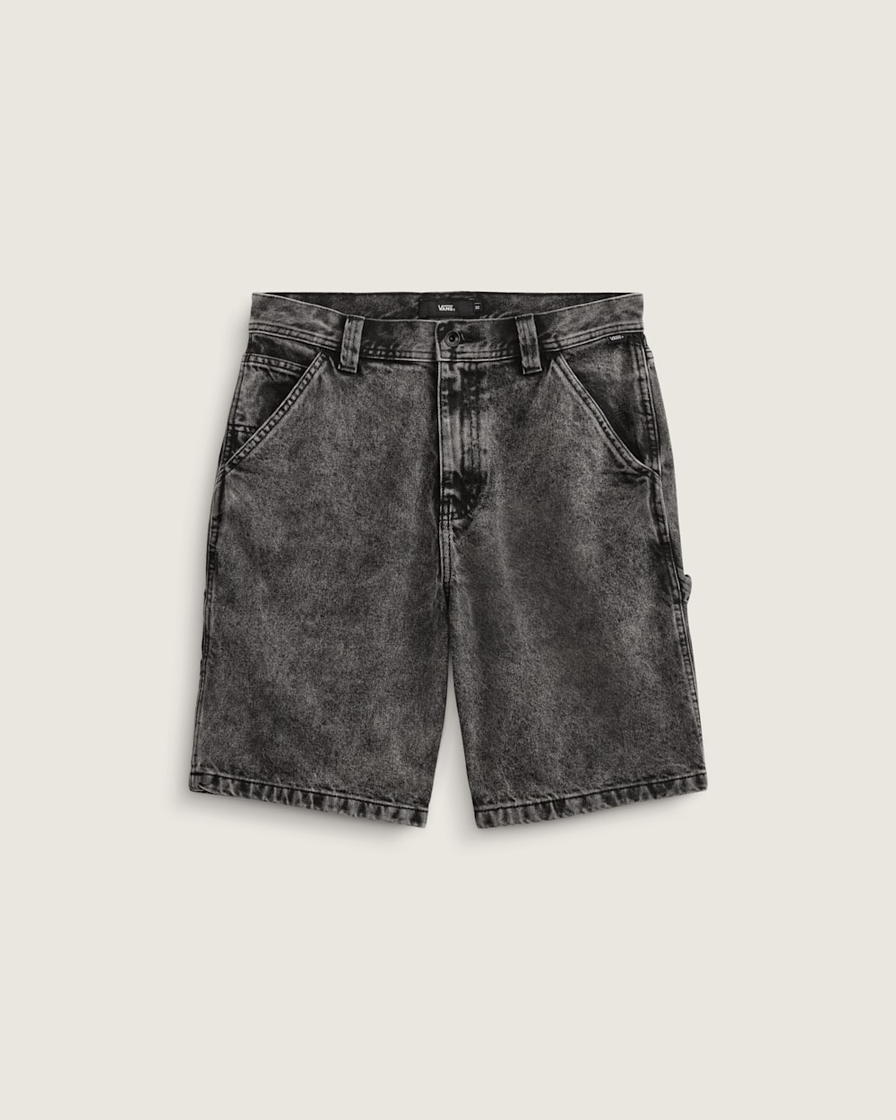 Drill Chore Loose Denim Shorts