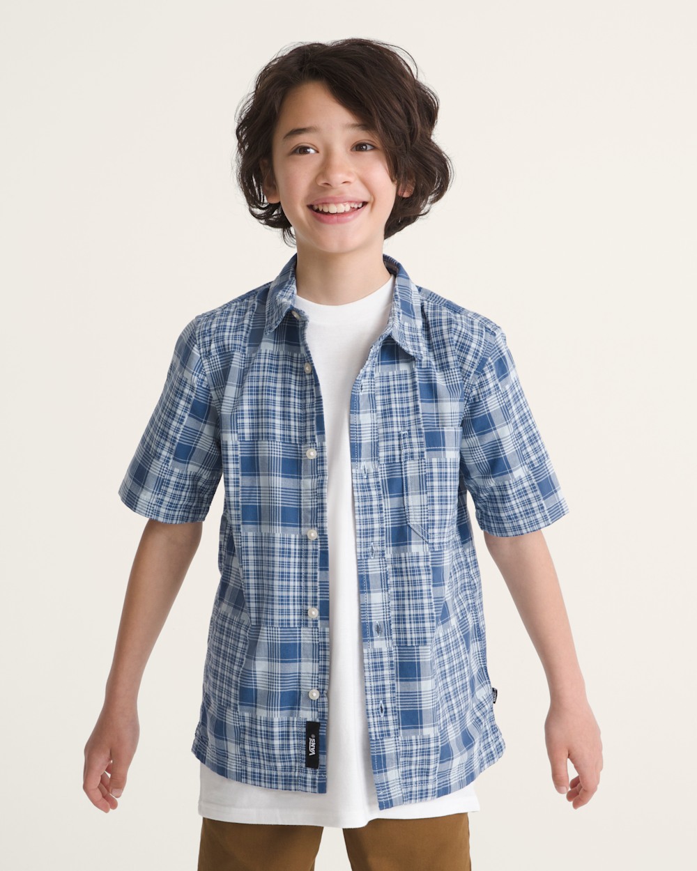 Kids Larkspur Plaid Shirt - Image 3