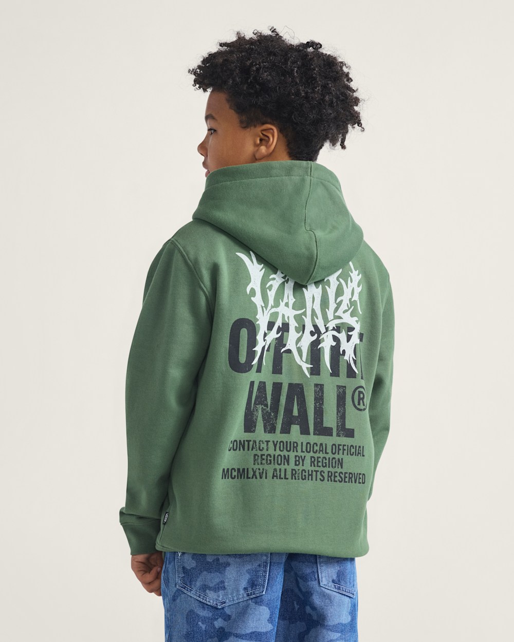 Kids Metal Wall Zip Hoodie - Image 3