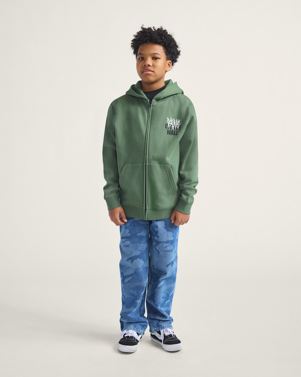Kids Metal Wall Zip Hoodie - Image 4
