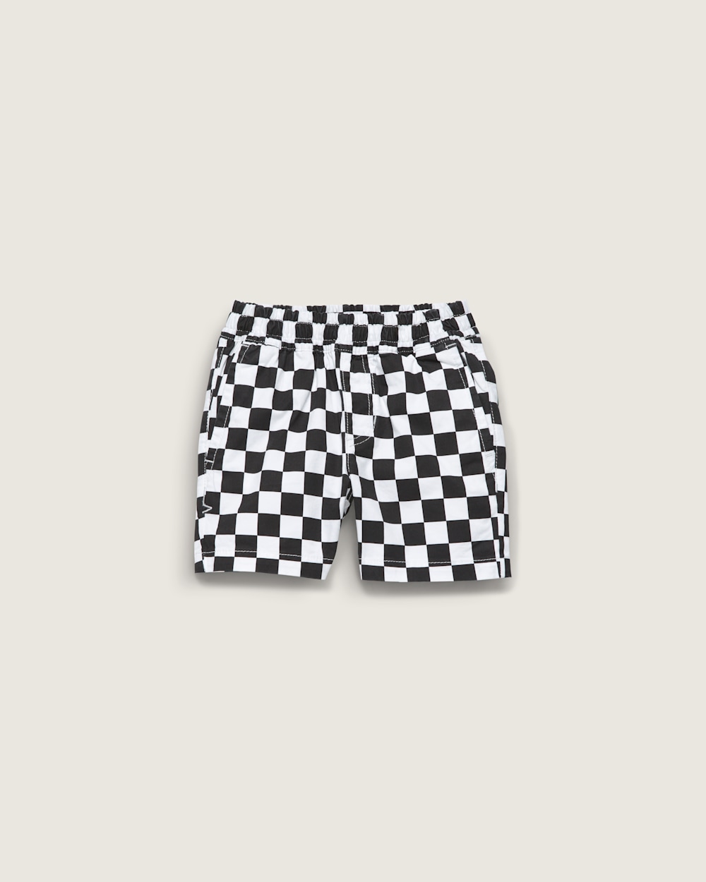 Little Kids Range Elastic Checkerboard Shorts