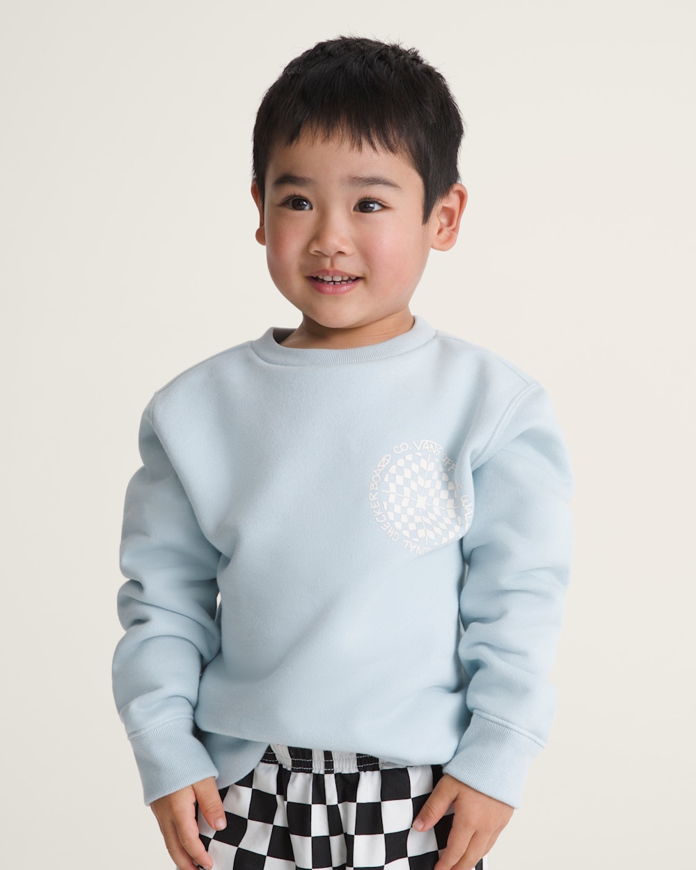 Little Kids Vertigo Vans Crew Sweatshirt - Image 3