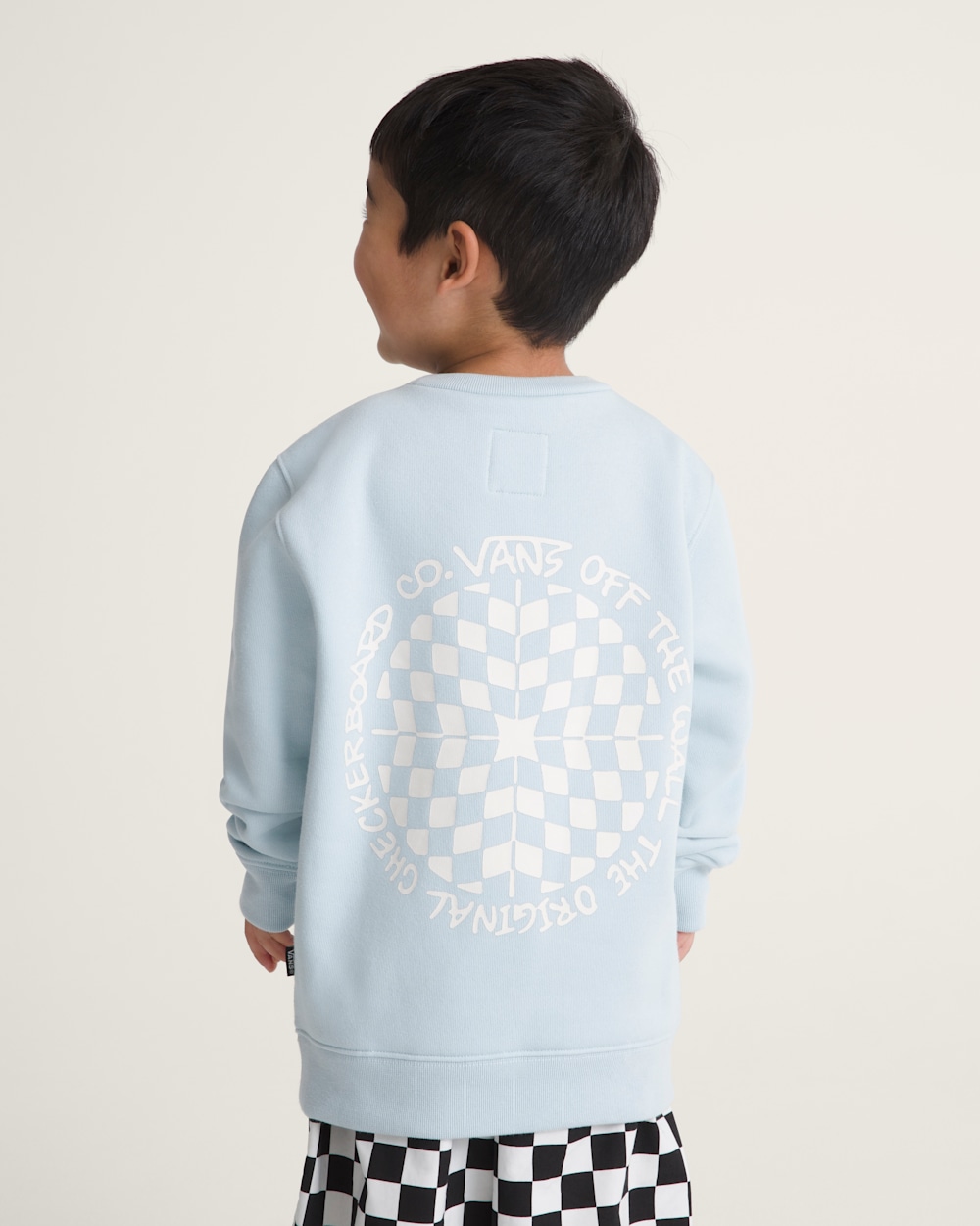 Little Kids Vertigo Vans Crew Sweatshirt - Image 4