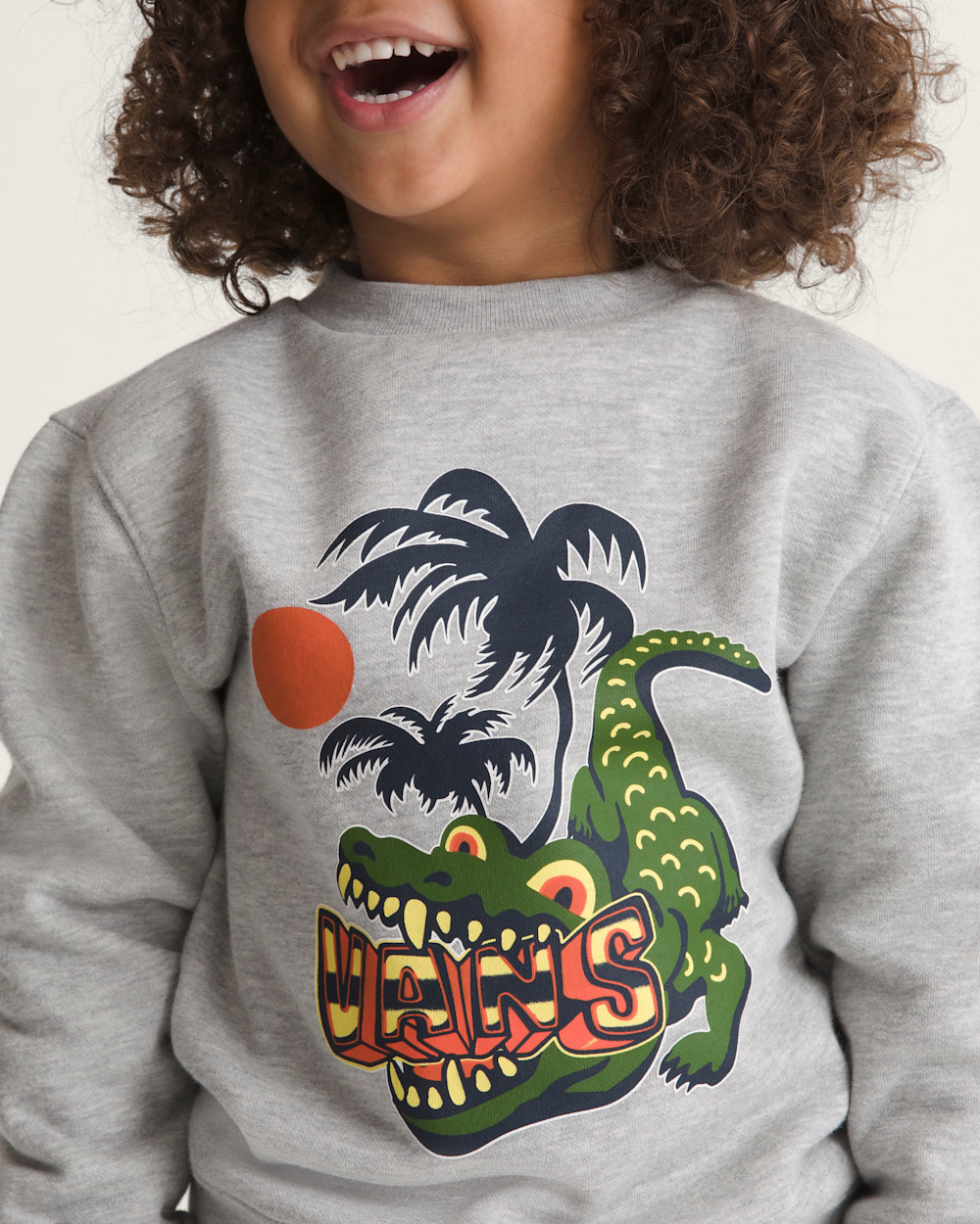 Little Kids Wise Croc Crew Sweatshirt - Image 5