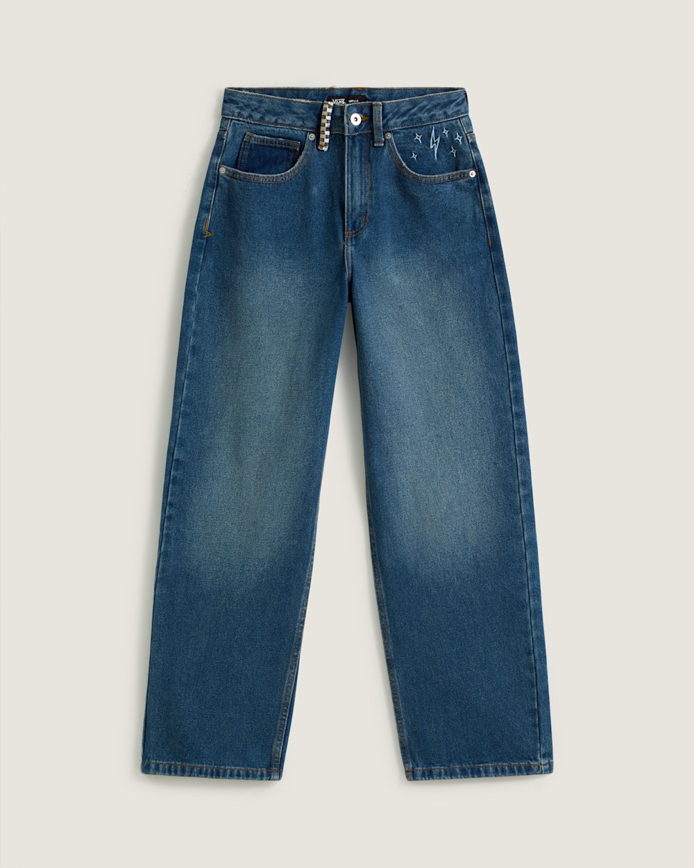 Sirelle Embroidered Denim Pants