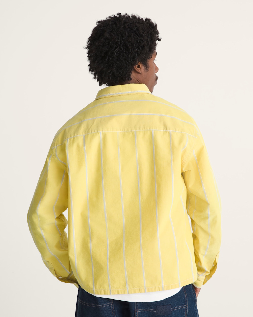 Striped Oxford Long Sleeve Shirt - Image 4