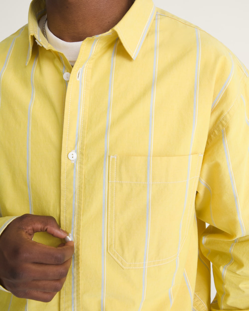 Striped Oxford Long Sleeve Shirt - Image 5