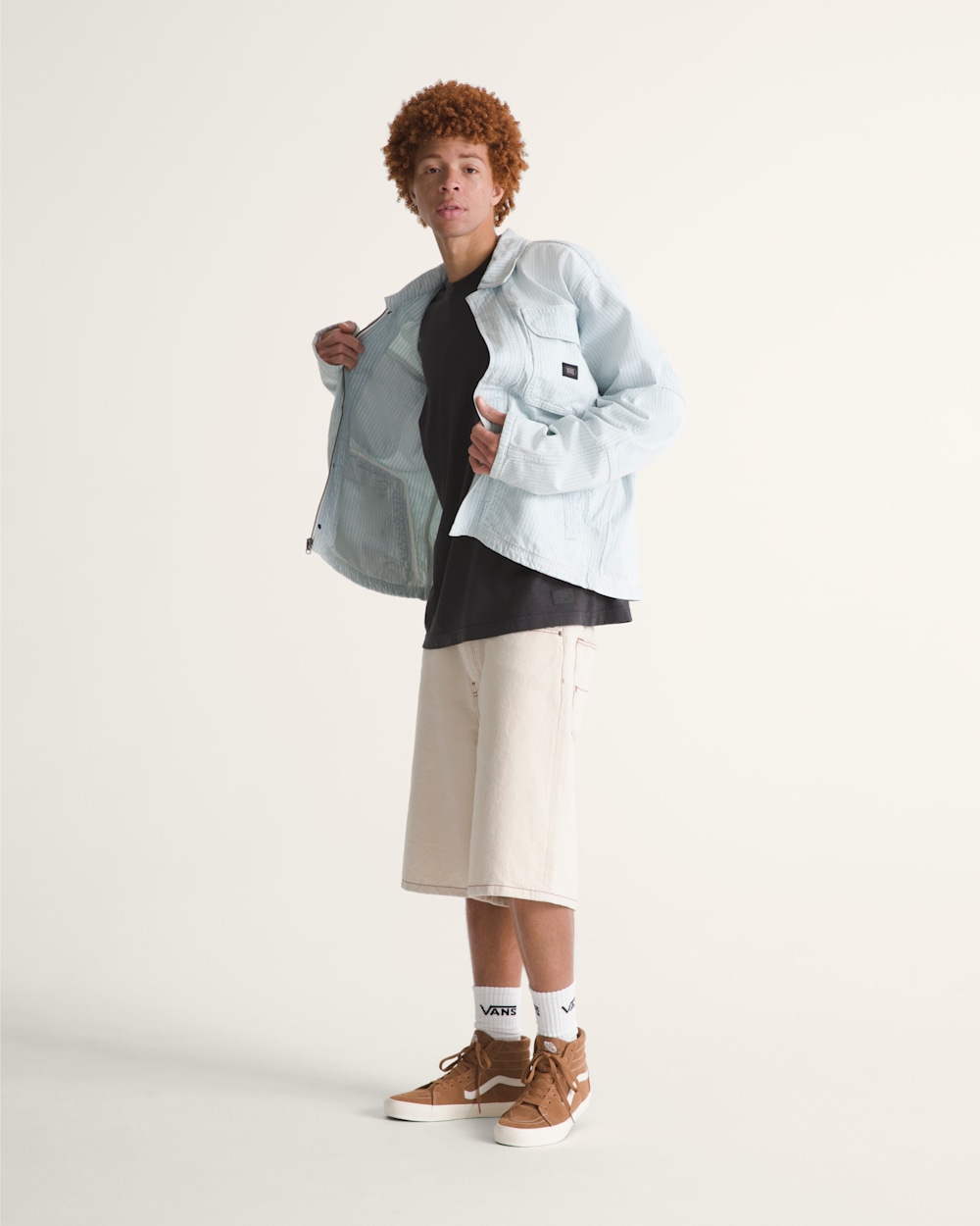 Umber Denim Stripe Jacket - Image 5