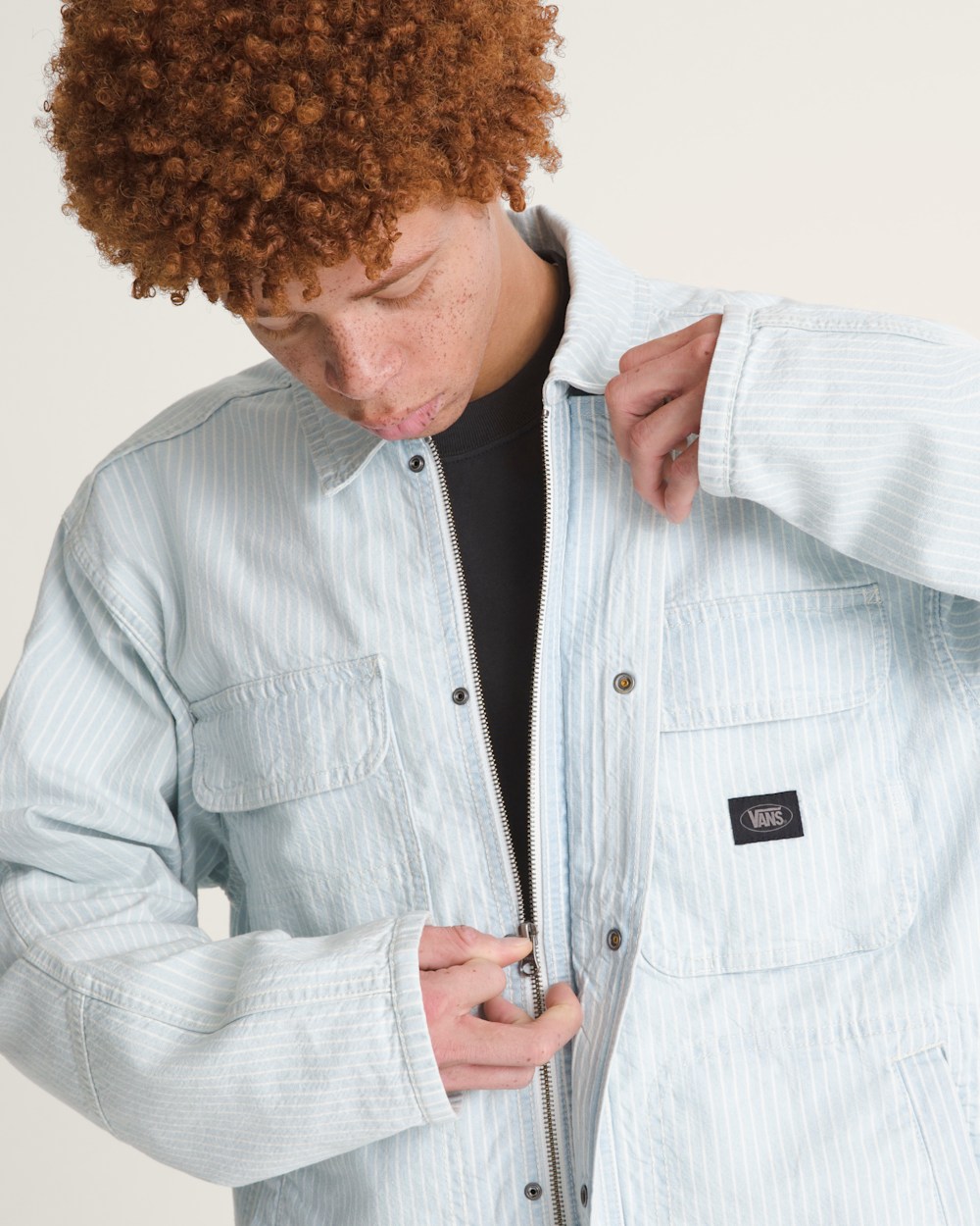 Umber Denim Stripe Jacket - Image 6