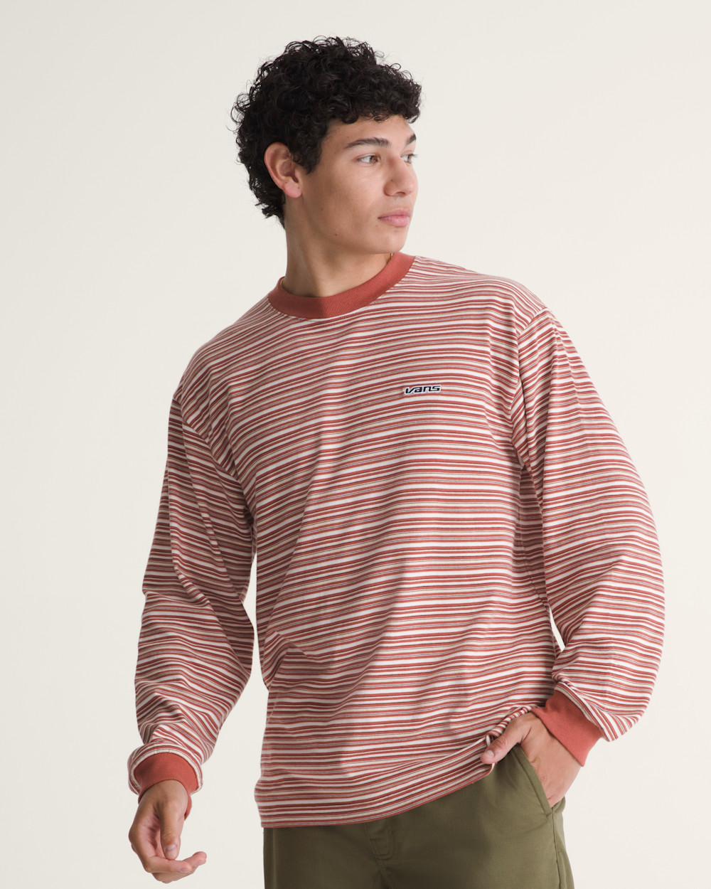Wesley Stripe Long Sleeve Knit Shirt - Image 3