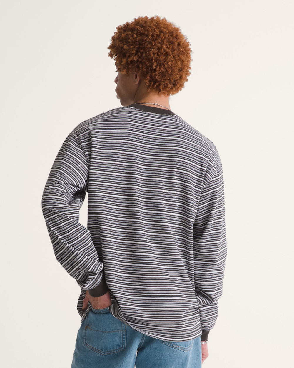 Wesley Stripe Long Sleeve Knit Shirt - Image 5